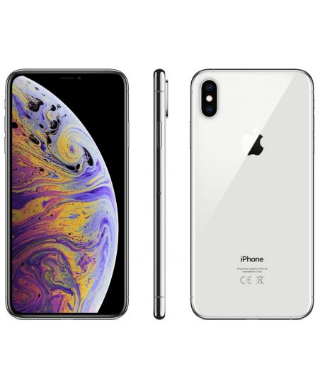 iPhone XS Max 512 ГБ серебристый задняя крышка ободок и дисплей